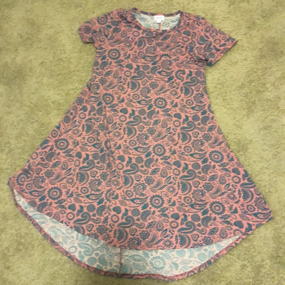 Lula Roe Carly T shirt Dress S